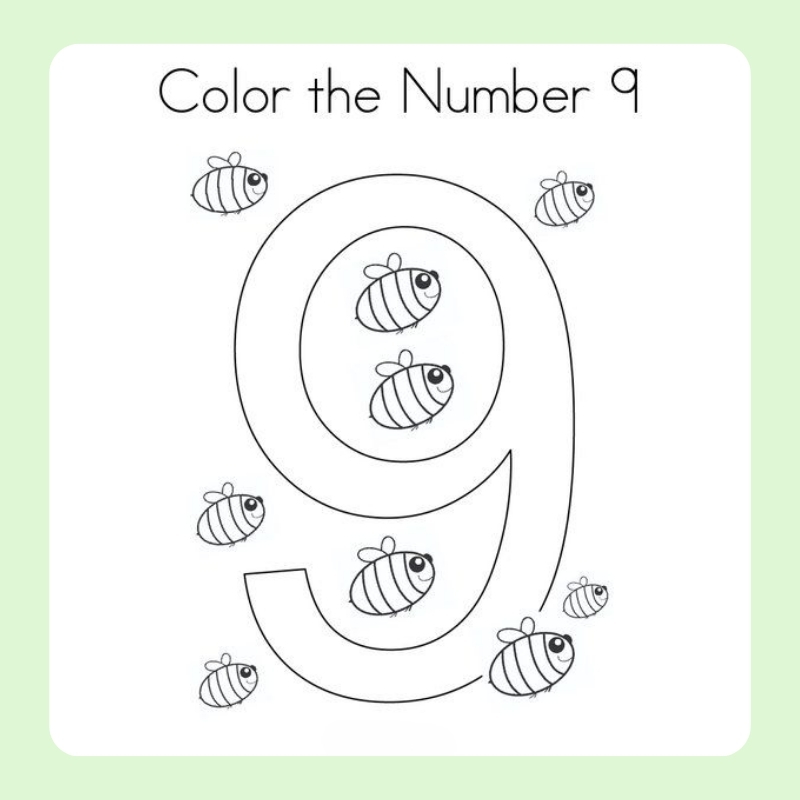 tô màu số 9 2