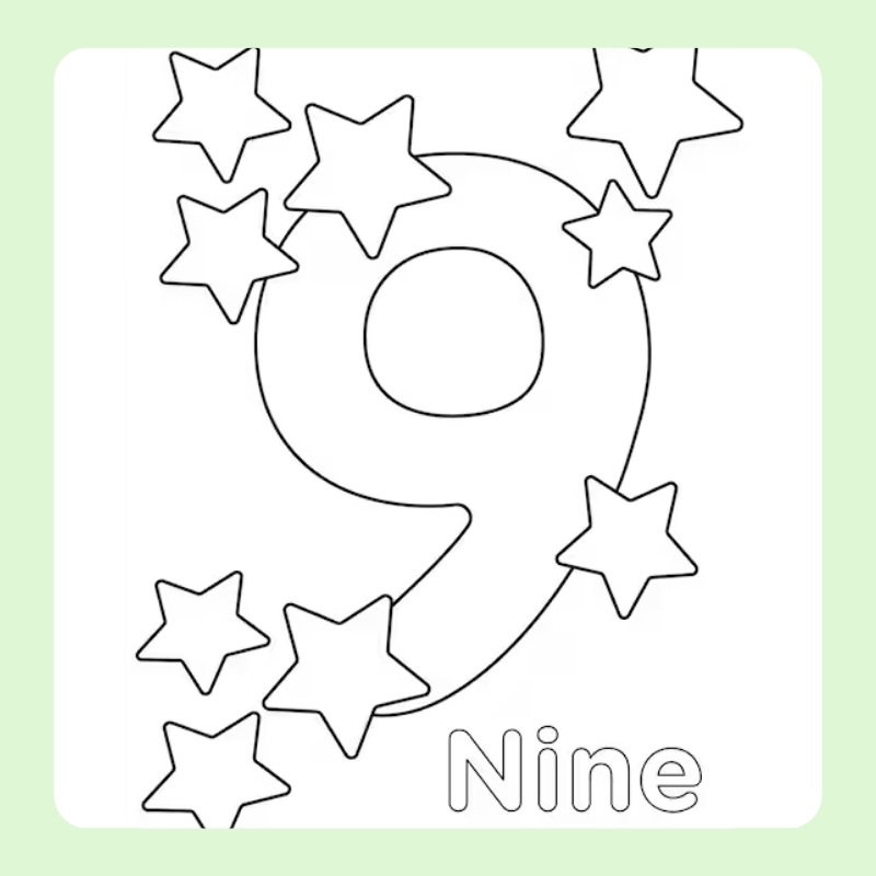 tô màu số 9 20