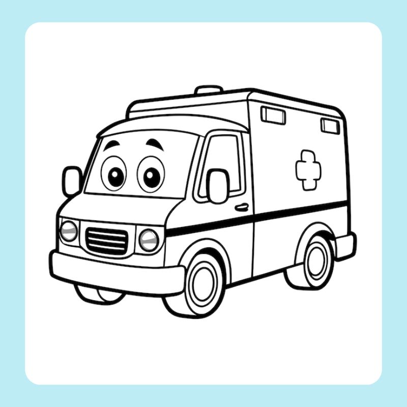 tô màu xe cứu thương (15)