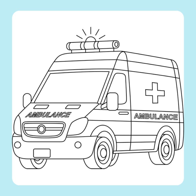 tô màu xe cứu thương (4)