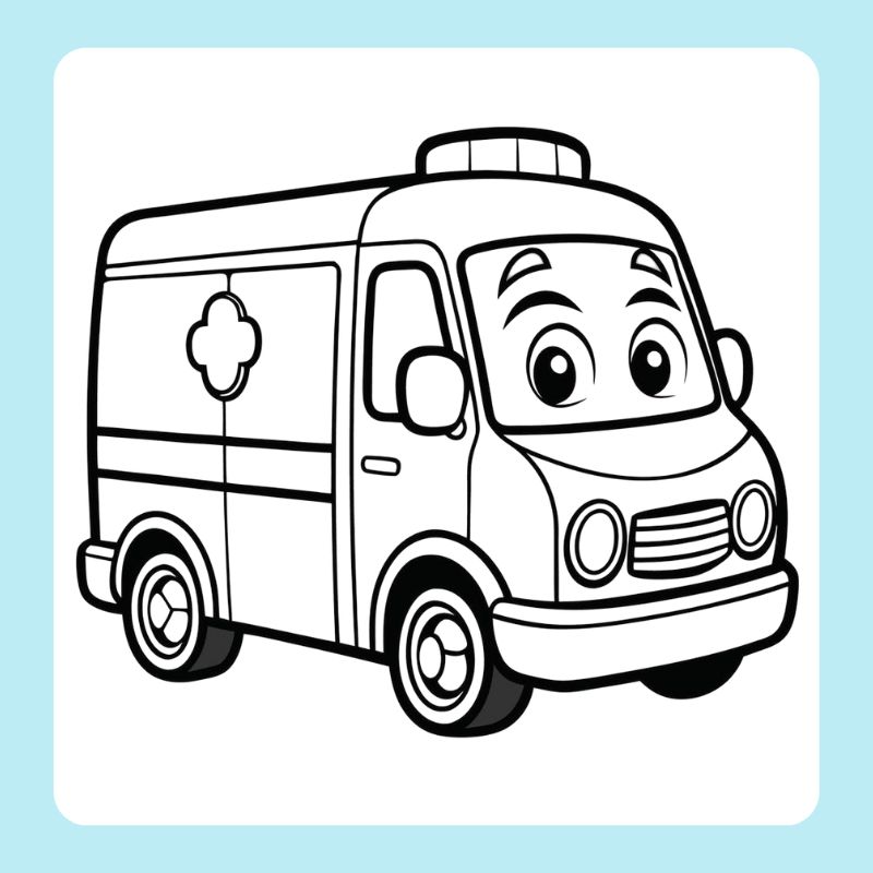 tô màu xe cứu thương (6)