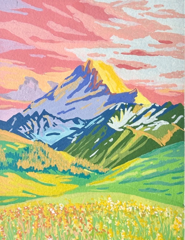tranh phong cảnh vùng cao 1