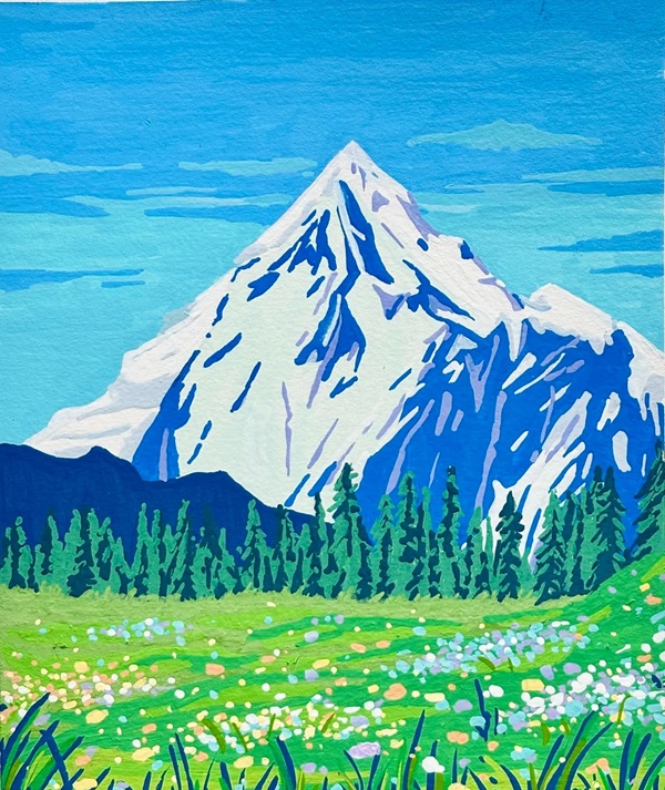 tranh phong cảnh vùng cao 4