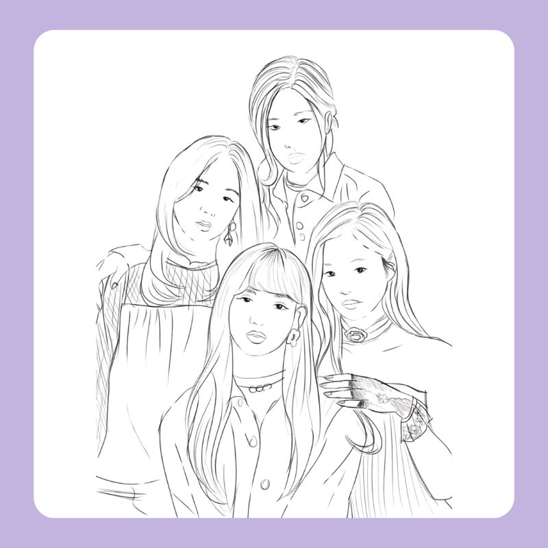 tranh tô màu blackpink chibi (10)