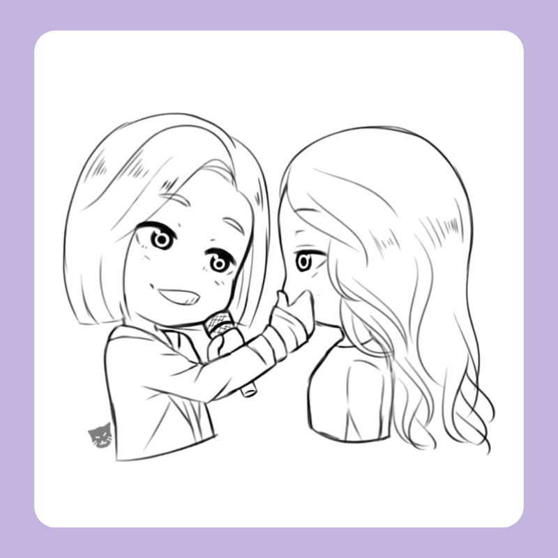 tranh tô màu blackpink chibi (12)