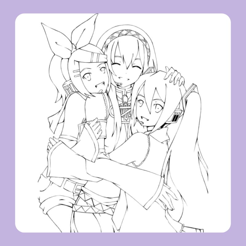tranh tô màu blackpink chibi (13)