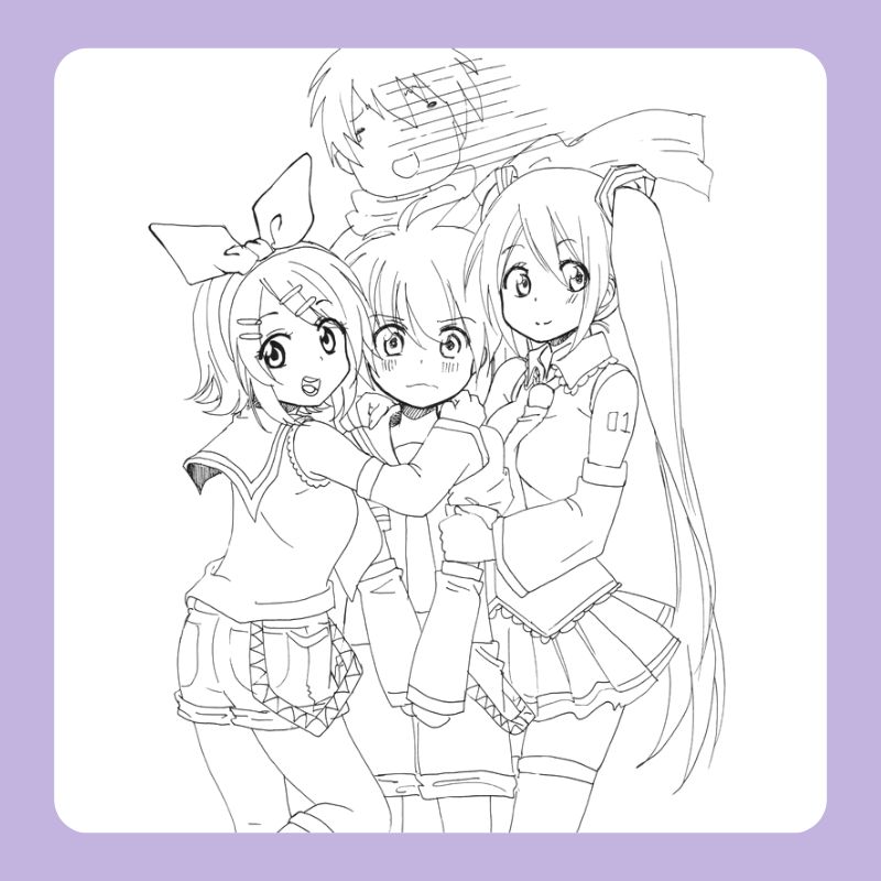 tranh tô màu blackpink chibi (14)