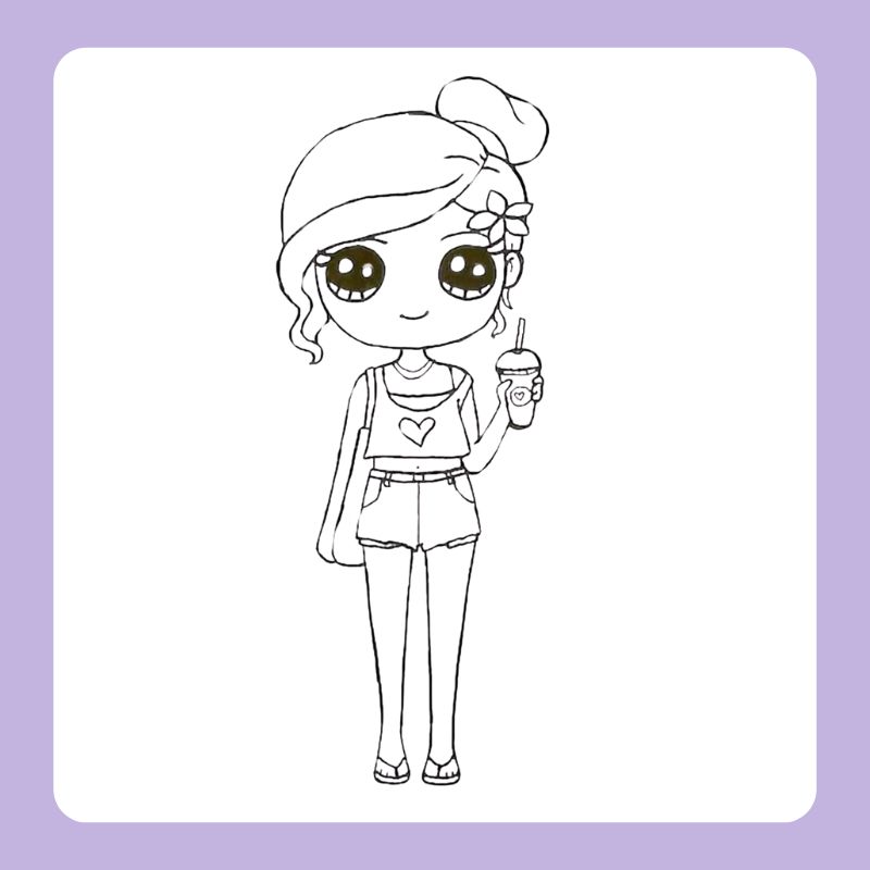 tranh tô màu blackpink chibi (26)