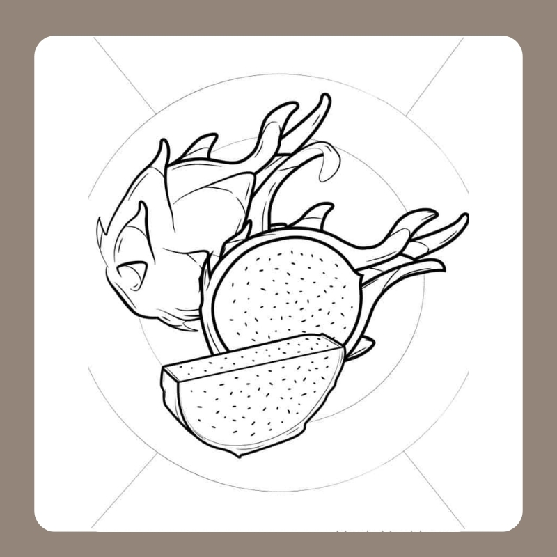 tranh tô màu các loại quả 19