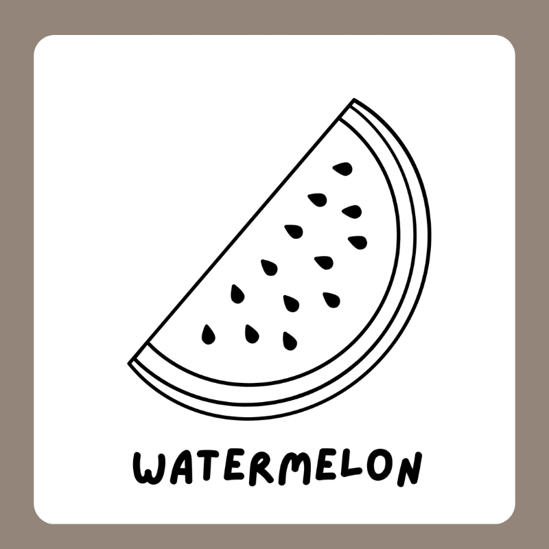 tranh tô màu các loại quả 5