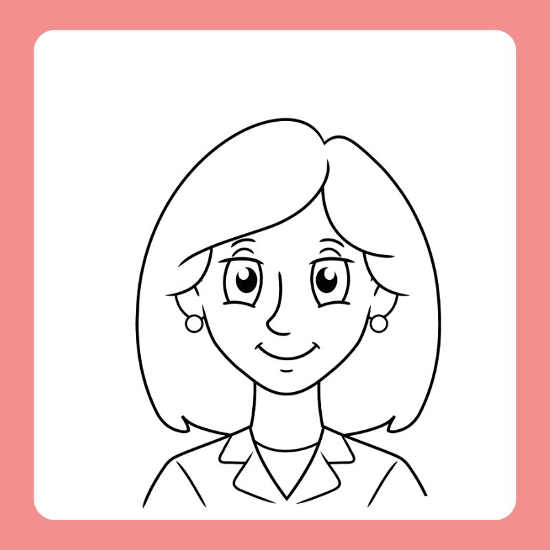 tranh tô màu chân dung mẹ (14)