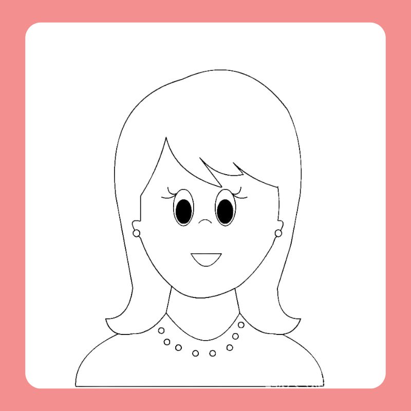 tranh tô màu chân dung mẹ (21)