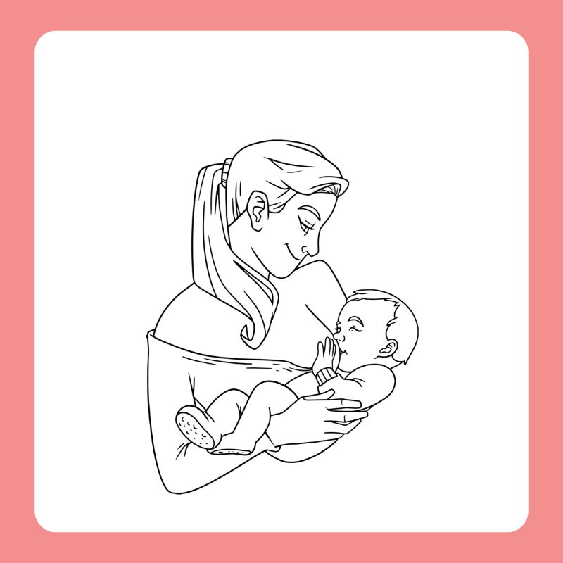 tranh tô màu chân dung mẹ (8)