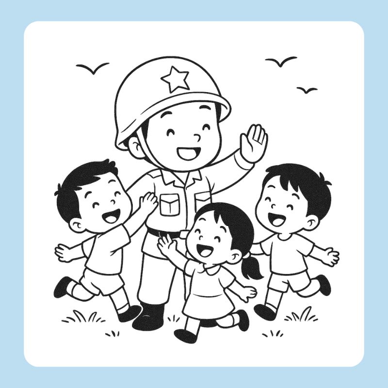 tranh tô màu chú bộ đội hải quân (17)