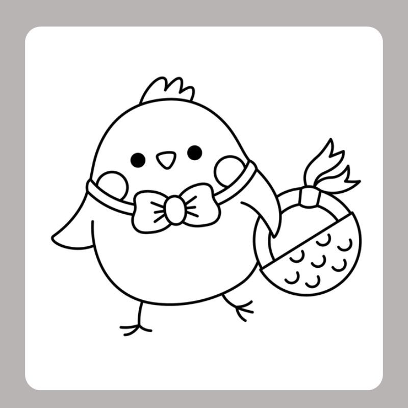 tranh tô màu con gà con (13)