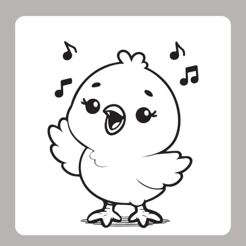 tranh tô màu con gà con (16)