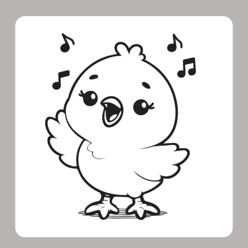 tranh tô màu con gà con (26)