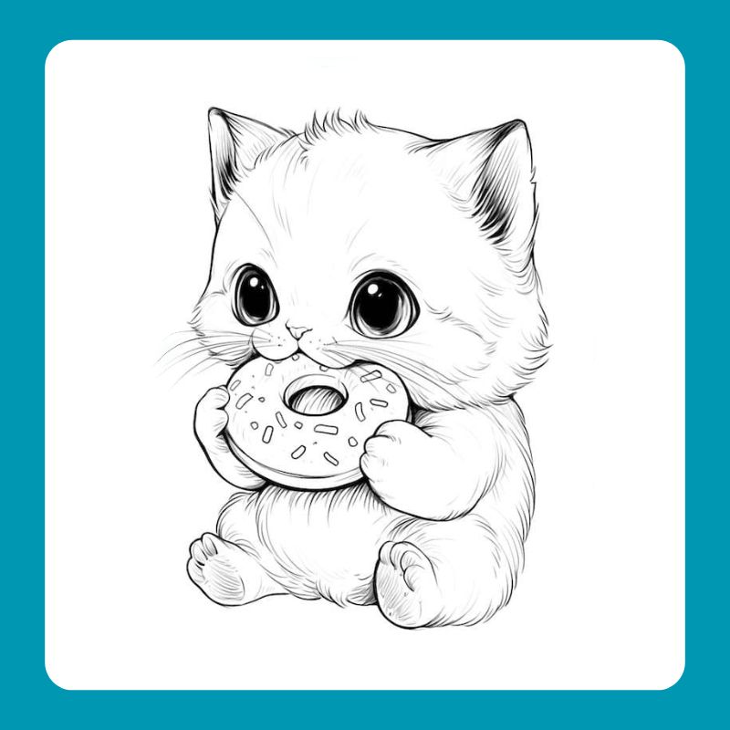 tranh tô màu con mèo (1)