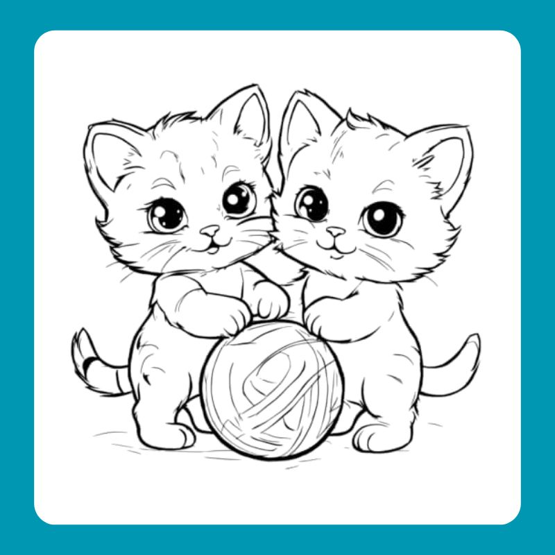 tranh tô màu con mèo (11)