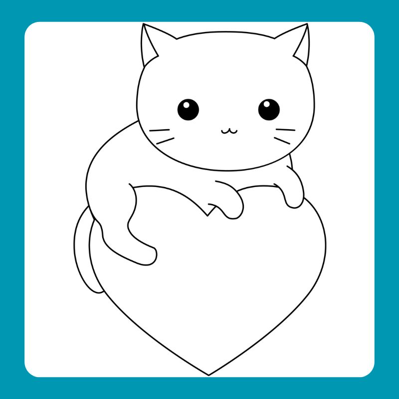tranh tô màu con mèo (25)