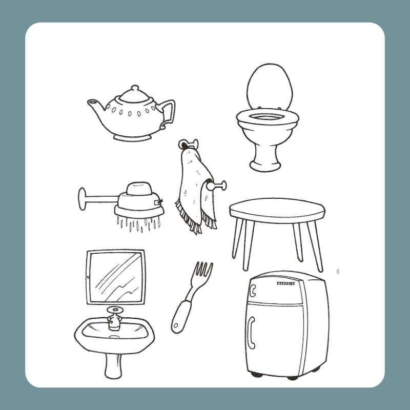 tranh tô màu đồ dùng gia đình (11)
