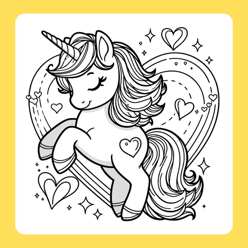 tranh tô màu kỳ lân