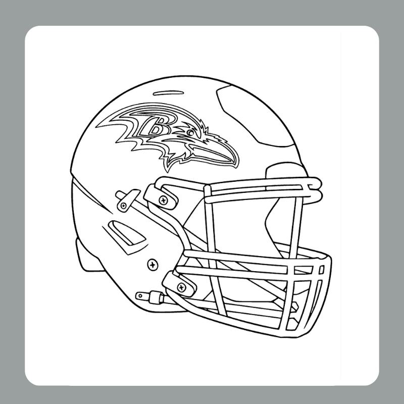 tranh tô màu mũ bảo hiểm​ 13