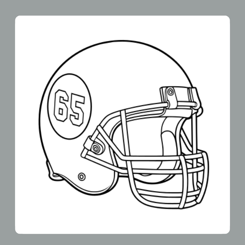 tranh tô màu mũ bảo hiểm​ 18