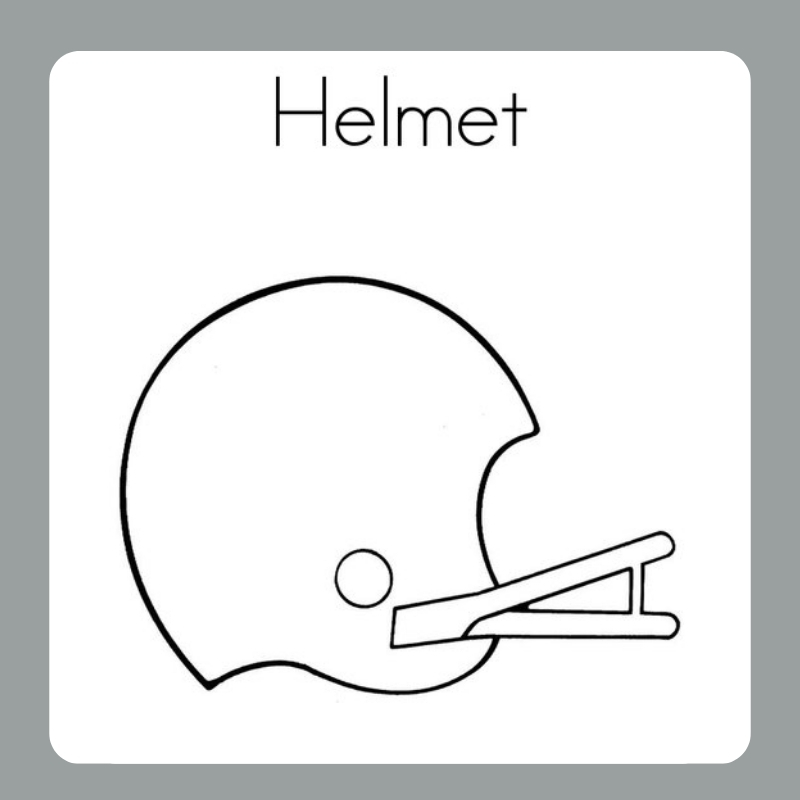 tranh tô màu mũ bảo hiểm​ 2