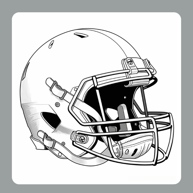 tranh tô màu mũ bảo hiểm​ 23