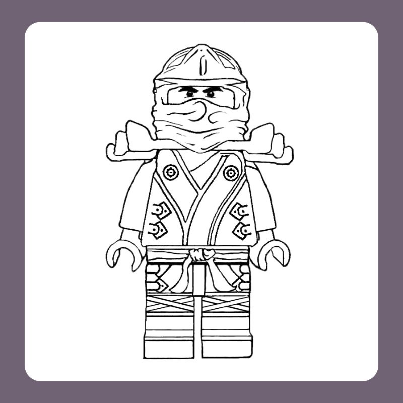 tranh tô màu ninjago