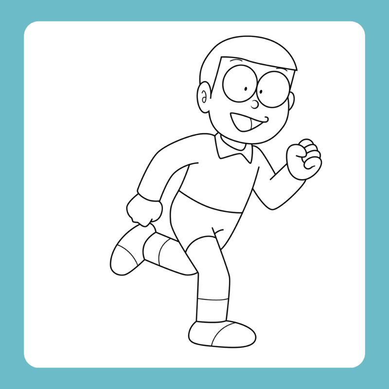 tranh tô màu nobita (1)