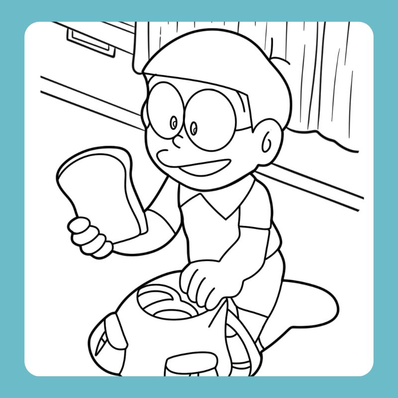 tranh tô màu nobita (15)