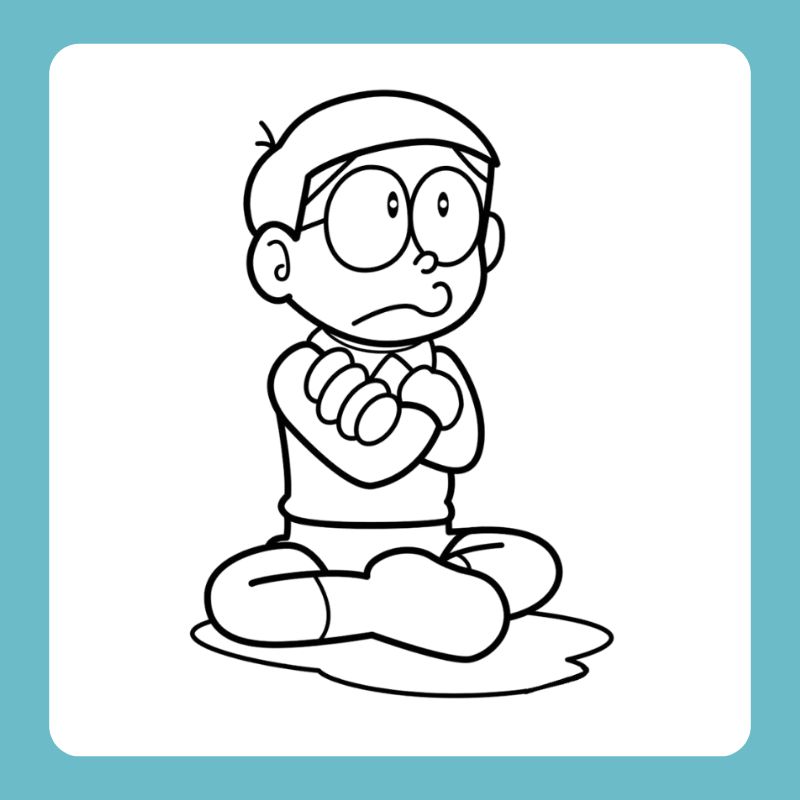 tranh tô màu nobita (17)