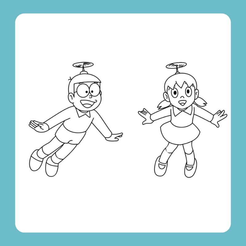 tranh tô màu nobita (22)