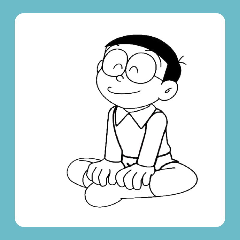 tranh tô màu nobita (28)