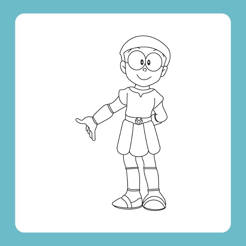 tranh tô màu nobita (3)