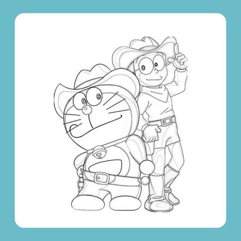 tranh tô màu nobita (4)