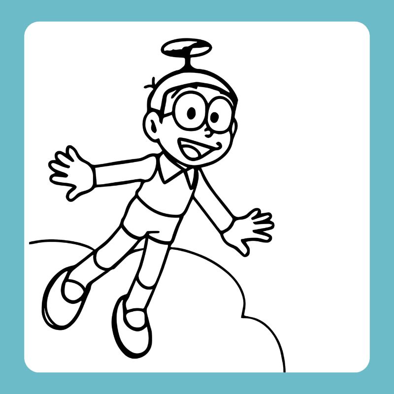 tranh tô màu nobita (6)