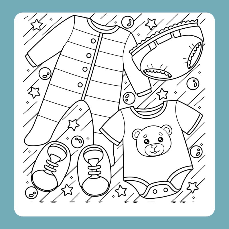 tranh tô màu quần áo bé trai bé gái (10)