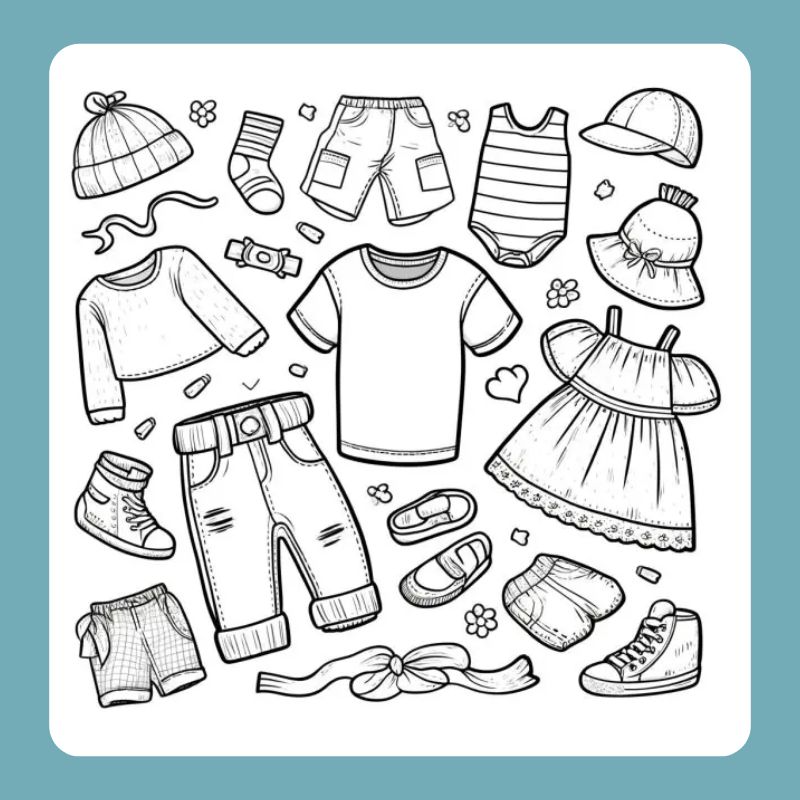 tranh tô màu quần áo bé trai bé gái (30)