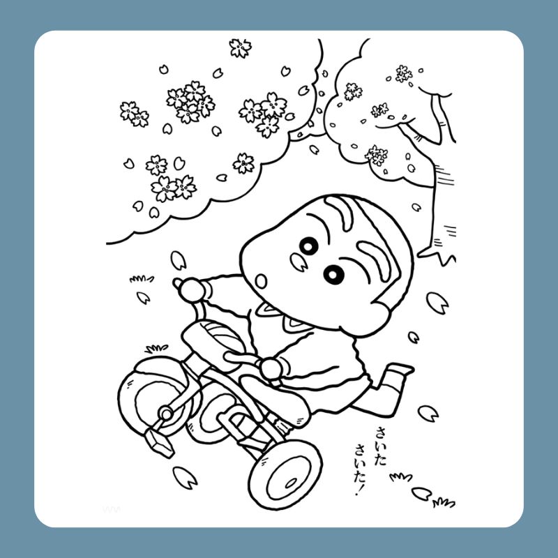 tranh tô màu shin cậu bé bút chì (11)