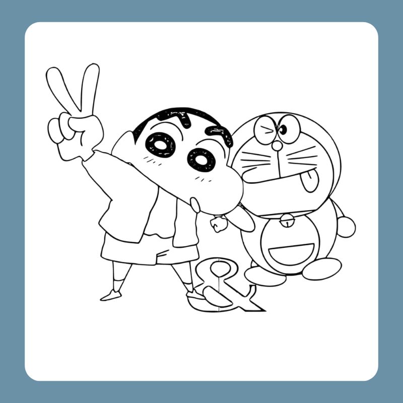 tranh tô màu shin cậu bé bút chì (14)