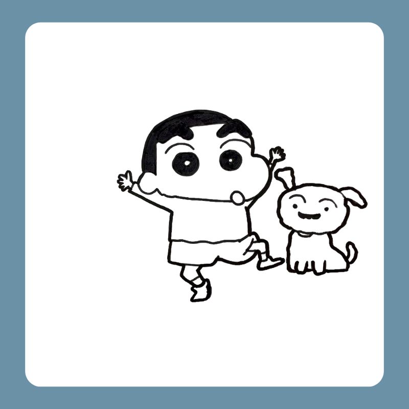 tranh tô màu shin cậu bé bút chì (22)