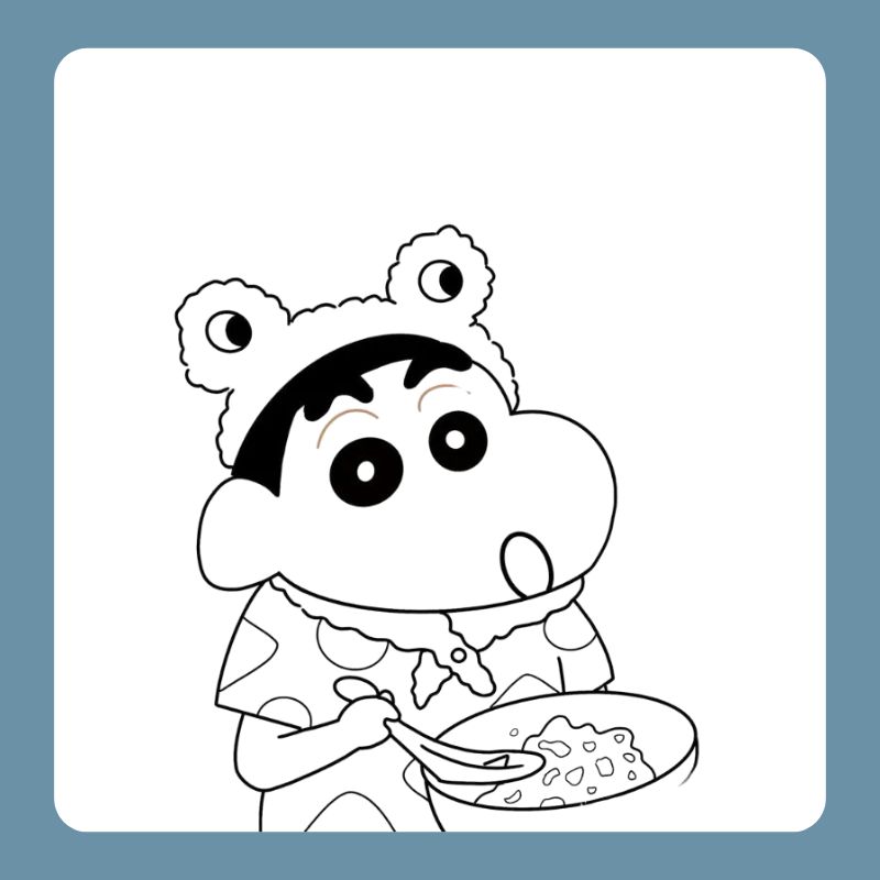 tranh tô màu shin cậu bé bút chì (24)