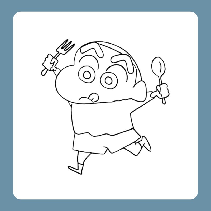 tranh tô màu shin cậu bé bút chì (27)