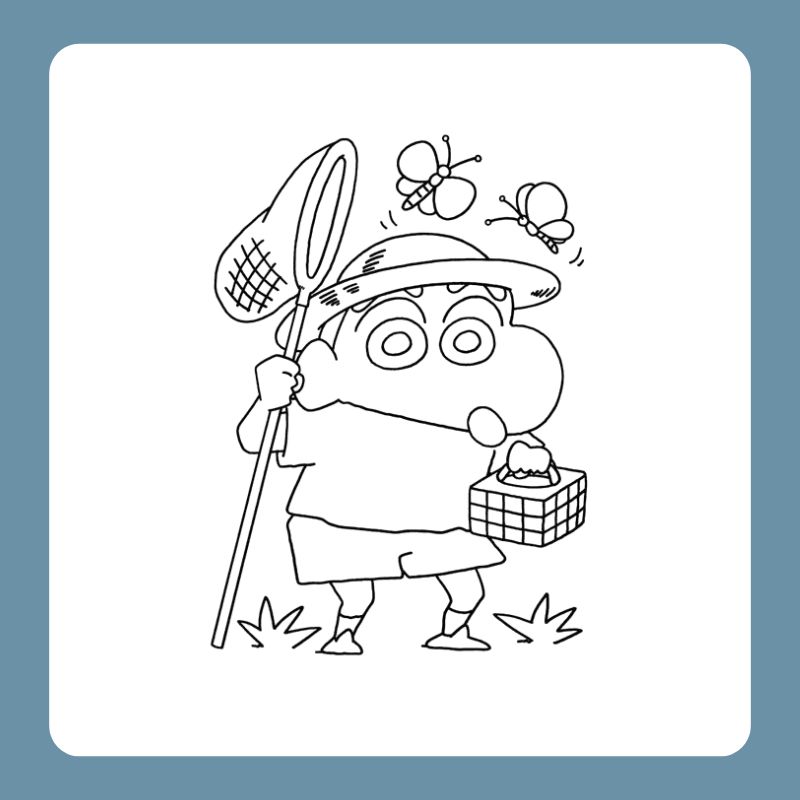 tranh tô màu shin cậu bé bút chì (29)