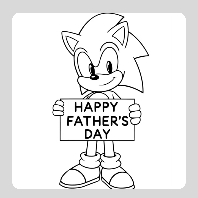 tranh tô màu sonic 22