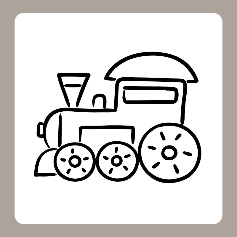 tranh tô màu tàu hỏa 17