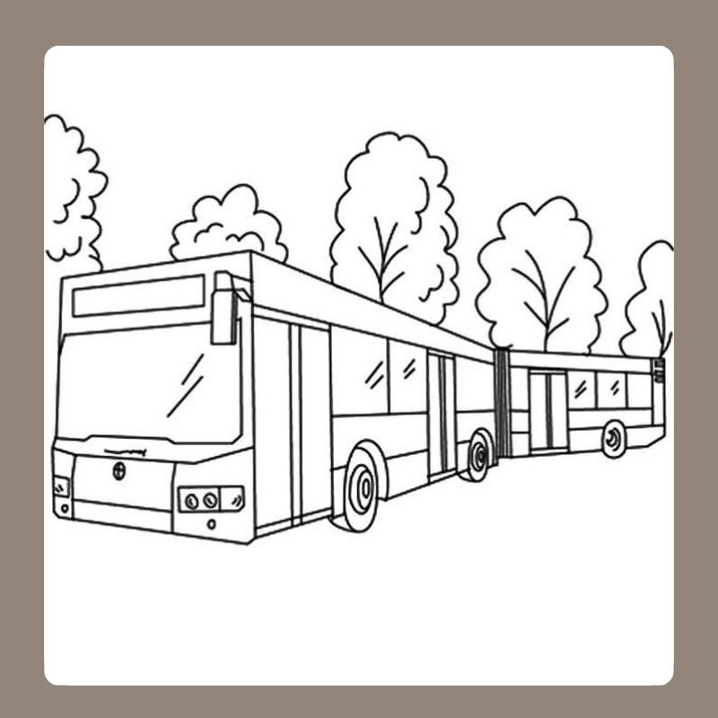 tranh tô màu xe buyt 18